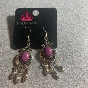 Purple earrings